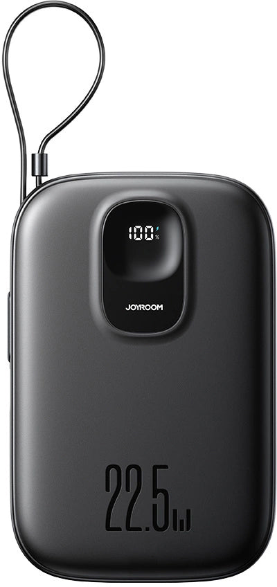 Външна батерия Joyroom JR-PBF17, 10000mAh, 22.5W, QC + PD, 1 x USB-A - 2 x USB-C, Черна
