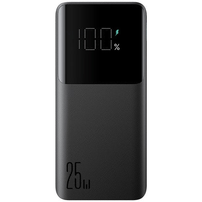 Външна батерия Joyroom JR-PBF20, 10000mAh, 25W, QC + PD, 1 x USB-C - 2 x USB-A, Черна