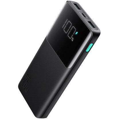 Външна батерия Joyroom JR-PBF20, 10000mAh, 25W, QC + PD, 1 x USB-C - 2 x USB-A, Черна
