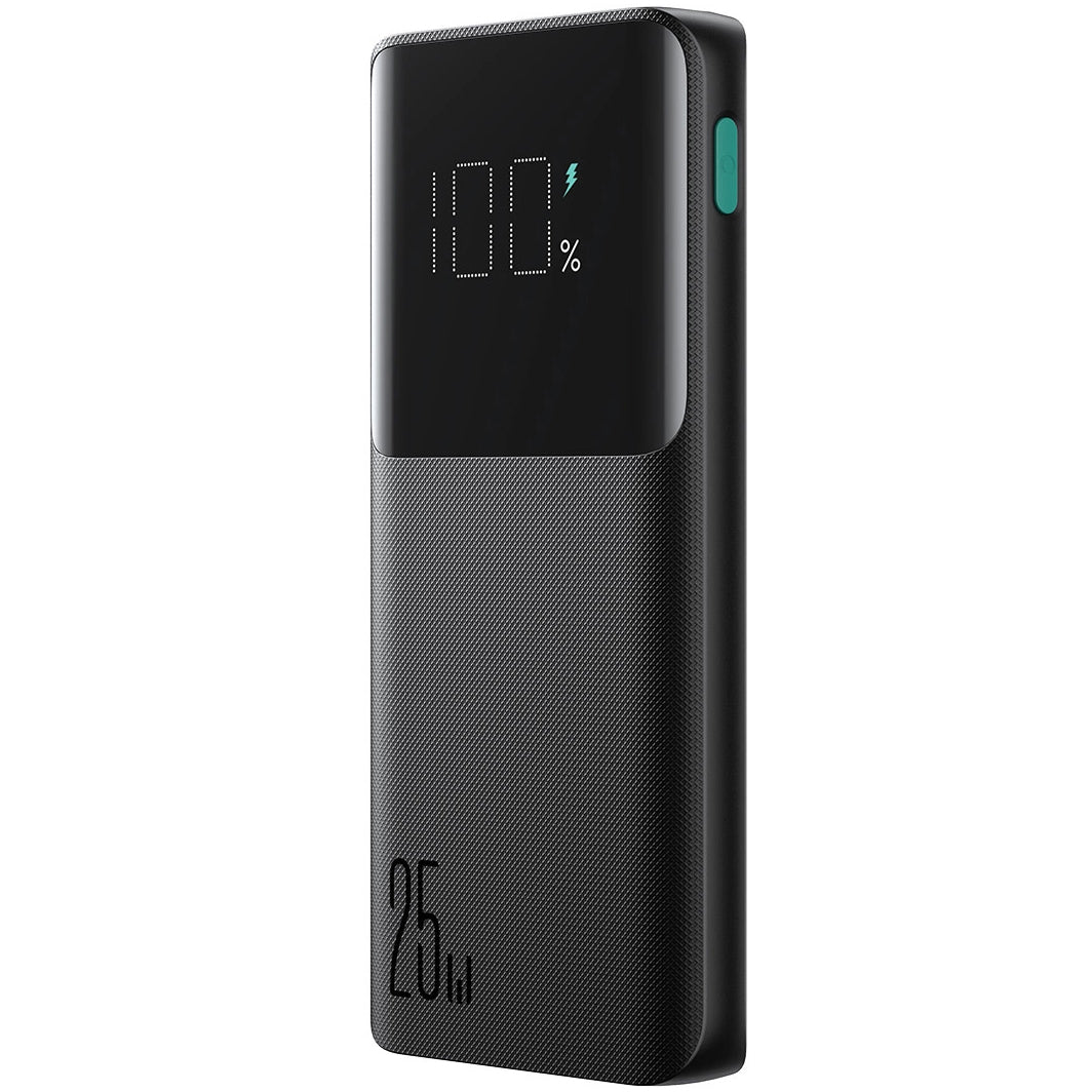 Външна батерия Joyroom JR-PBF20, 10000mAh, 25W, QC + PD, 1 x USB-C - 2 x USB-A, Черна