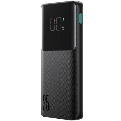 Външна батерия Joyroom JR-PBF20, 10000mAh, 25W, QC + PD, 1 x USB-C - 2 x USB-A, Черна