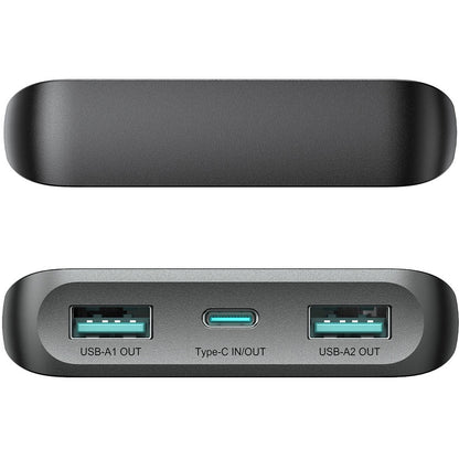 Външна батерия Joyroom JR-PBF20, 10000mAh, 25W, QC + PD, 1 x USB-C - 2 x USB-A, Черна