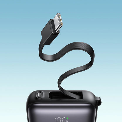 Външна батерия Joyroom JR-PBF27, 10000mAh, 22.5W, QC + PD, 1 x Lightning - 2 x USB-C, Черна