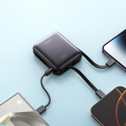 Външна батерия Joyroom JR-PBF27, 10000mAh, 22.5W, QC + PD, 1 x Lightning - 2 x USB-C, Черна