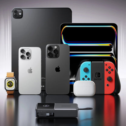 Joyroom JR-PR1 External Battery, 10000mAh, 22.5W, PD, 2 x USB-C, Grey