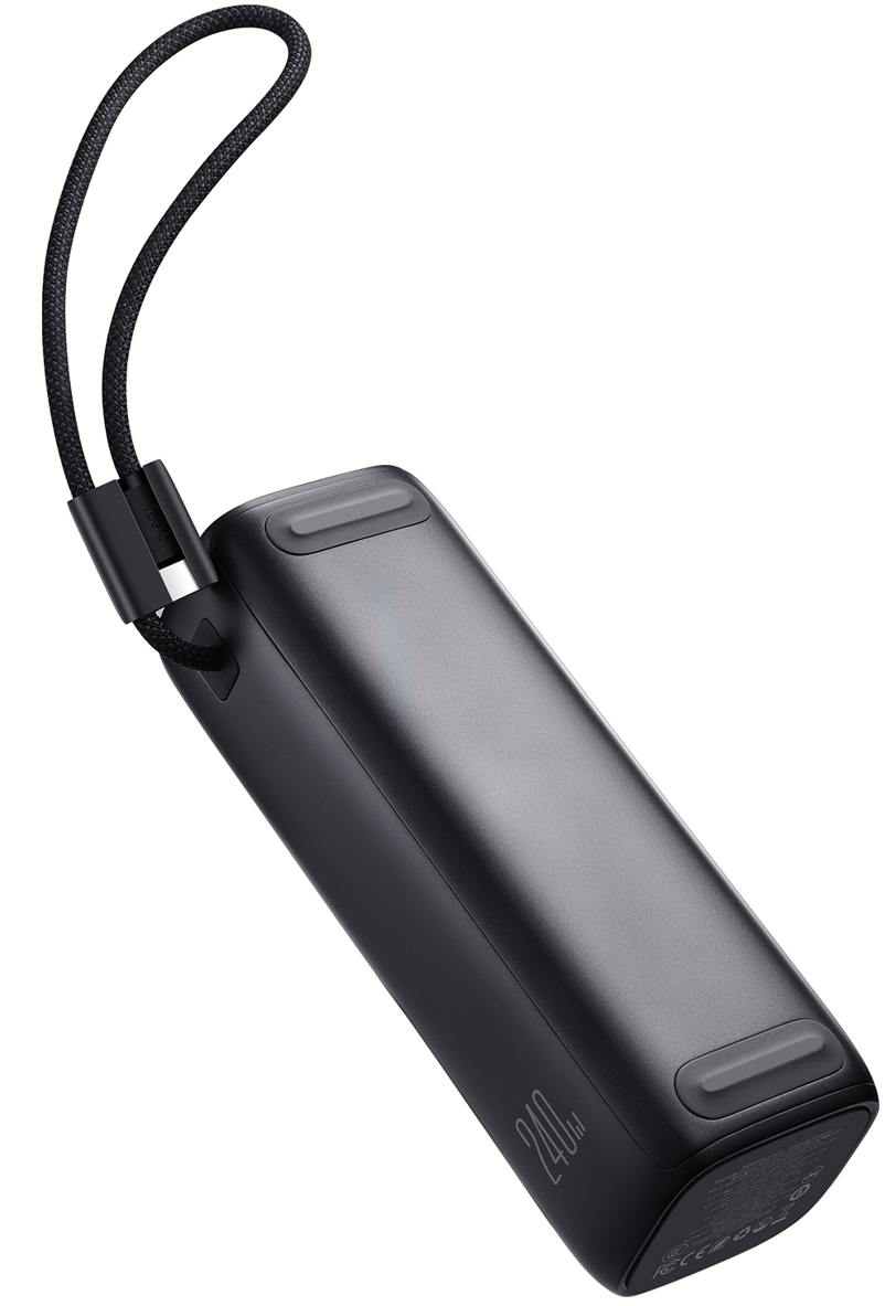 Външна батерия Joyroom PODIX PR70, 25000mAh, 240W, QC + PD, 1 x USB-A - 3 x USB-C, черна
