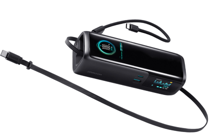 Външна батерия Joyroom PODIX PR70, 25000mAh, 240W, QC + PD, 1 x USB-A - 3 x USB-C, черна
