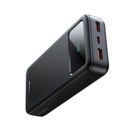 McDodo MC-4230 External Battery, 20000mAh, 22.5W, QC + PD, 2 x USB-A - 1 x USB-C, Black