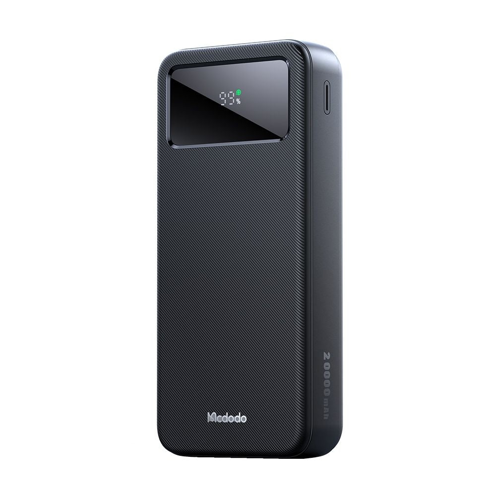 Външна батерия McDodo MC-4230, 20000mAh, 22.5W, QC + PD, 2 x USB-A - 1 x USB-C, Черна