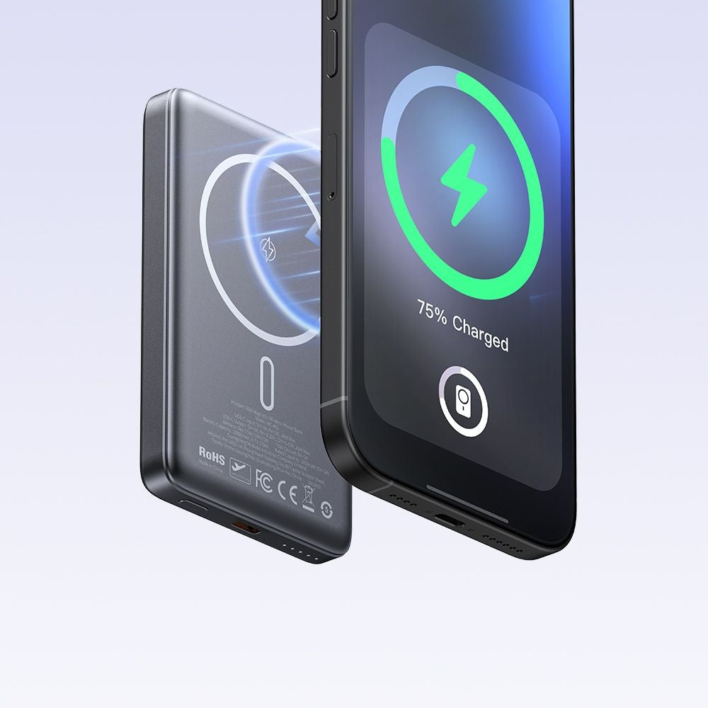 Външна батерия Wireless McDodo MC-4651 Meta, 10000mAh, 20W, PD + FQI, 1 x QI - 1 x USB-C, Черна