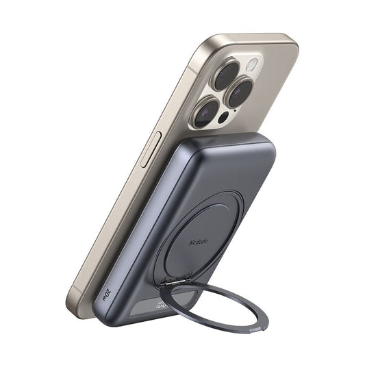 Външна батерия Wireless McDodo MC-8371 Meta, 10000mAh, 20W, PD + FQI, 1 x QI - 1 x USB-C, Сив