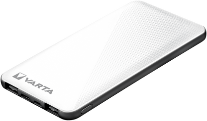 Външна батерия Varta Energy, 5000mAh, 15W, 2 x USB-A - 1 x USB-C, бяла