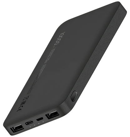 Външна батерия Xiaomi, 10000mAh, 10W, 1 x USB-C - 2 x USB-A, черна VXN4305GL