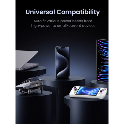 UGREEN PB770 External Battery, 48000mAh, 300W, QC + PD, 2 x USB-A - 3 x USB-C, Gray, Resealed