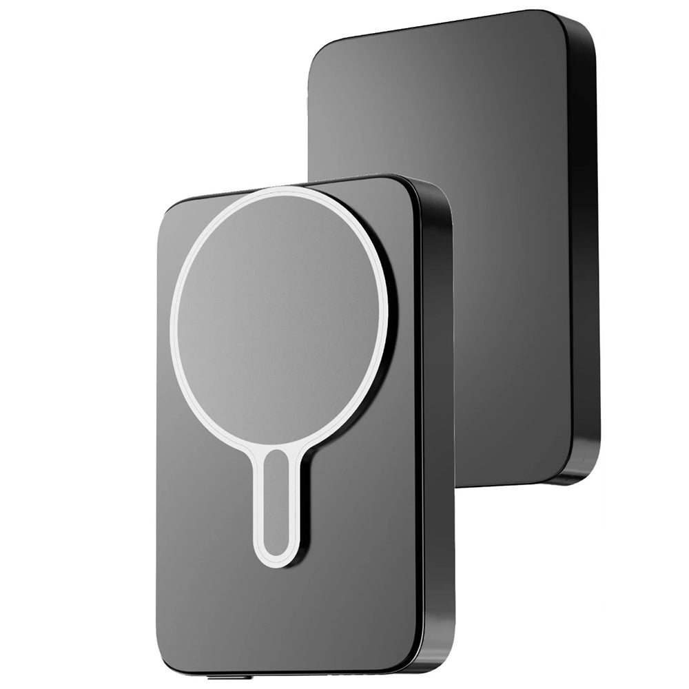 Външна батерия Wireless 3MK MagSnap Go, 10000mAh, 20W, PD + FQI, 1 x QI - 1 x USB-C, Сив