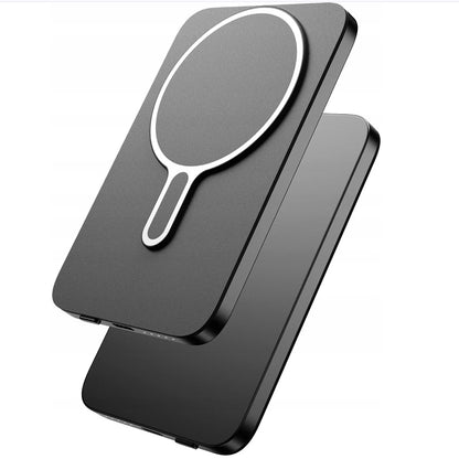 Външна батерия Wireless 3MK MagSnap Go, 5000mAh, 20W, PD + FQI, 1 x QI - 1 x USB-C, Сив