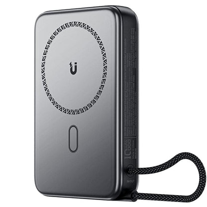 Външна батерия Wireless Acefast M24, 10000mAh, 22.5W, PD + FQI, 1 x QI - 2 x USB-C, Сивa