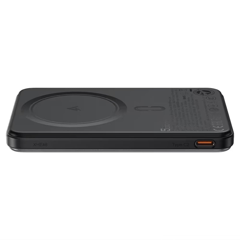 Външна батерия Wireless Acefast M30, 5000mAh, 20W, PD + FQI, 1 x QI - 2 x USB-C, Черна