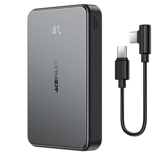 Външна батерия Wireless Acefast M31, 10000mAh, 22.5W, QC + PD + FQI, 1 x QI - 1 x USB-A - 2 x USB-C, Черна