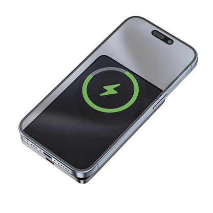 Външна батерия Wireless Acefast M8, 5000mAh, 18W, PD + FQI, 1 x QI - 1 x USB-C, Черна