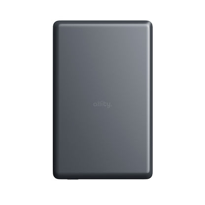 Allity Wireless External Battery. APB-300, 5000mAh, 20W, PD + QC, 1 x QI - 1 x USB-C, Gray