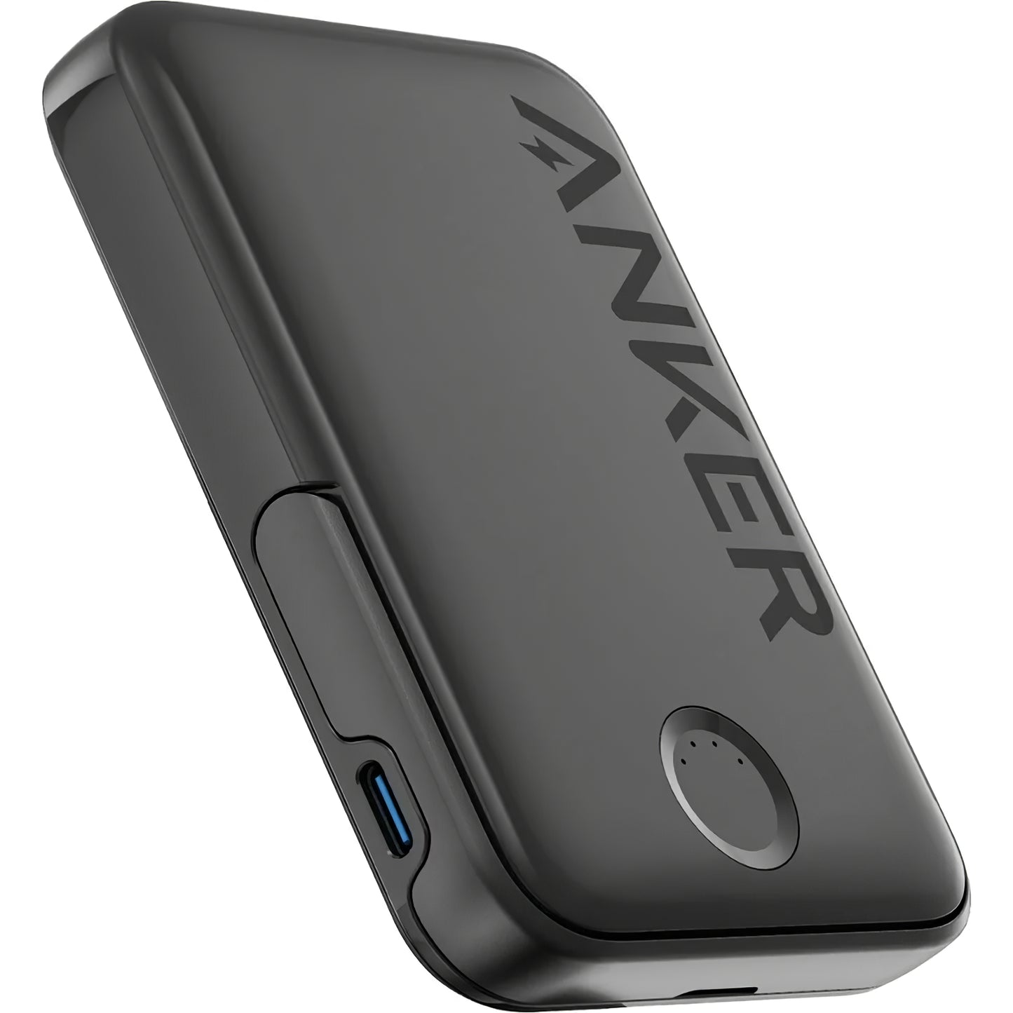 Безжична външна батерия Anker 322 MagGo, 5000mAh, 12W, 1 x QI - 1 x USB-C, черна A1618G11 