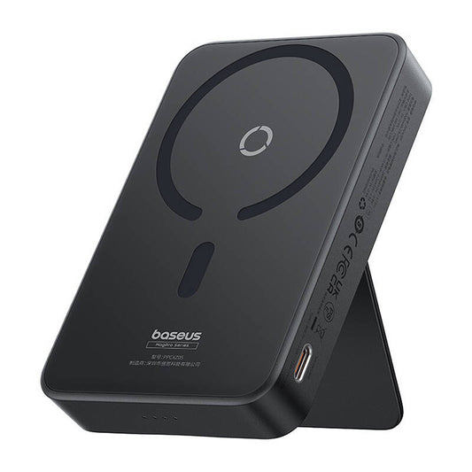 Външна батерия Wireless Baseus MagPro PPCXZ05, 5000mAh, 20W, PD + FQI, 1 x QI - 1 x USB-C, Черна P10064101123-00
