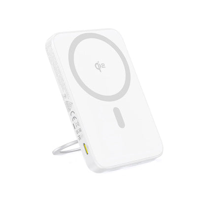 Външна безжична батерия Baseus PicoGo, 5000mAh, 20W, PD + FQI, 1 x QI - 1 x USB-C, Бяла P10076800213-01