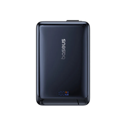 Външна безжична батерия Baseus Nomos, 10000mAh, 45W, PD + FQI, 1 x QI - 2 x USB-C, Черна P10078800123-00