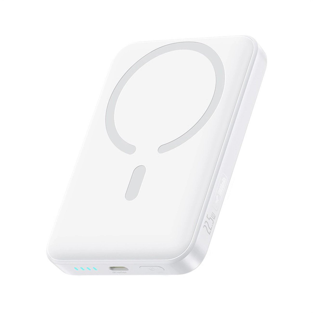 Външна батерия Wireless Baseus EnerFill FM11 Ultra-Mini, 10000mAh, 22.5W, PD + FQI, 1 x QI - 1 x USB-C, Бяла P1008210E213-00