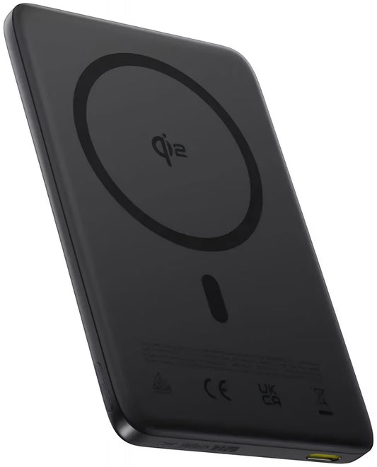 Външна батерия Wireless Baseus PicoGo AM41, 10000mAh, 27W, PD + FQI, 1 x QI - 1 x USB-C, Черна E0027201