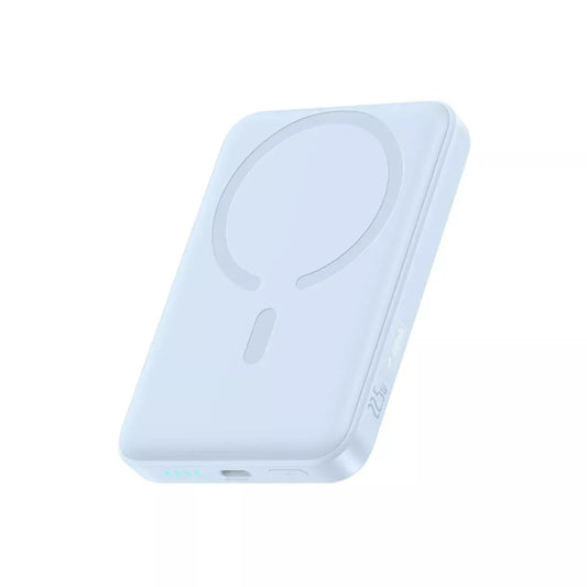 Безжична външна батерия Baseus EnerFill FM11 Ultra-Mini, 10000mAh, 22.5W, PD + FQI, 1 x QI - 1 x USB-C, Синя P1008210E313-00