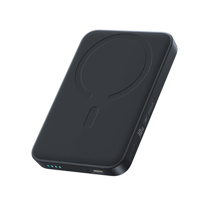 Безжичен външен акумулатор Baseus EnerFill FM11, 10000mAh, 30W, PD + FQI, 1 x QI - 1 x USB-C, Черен