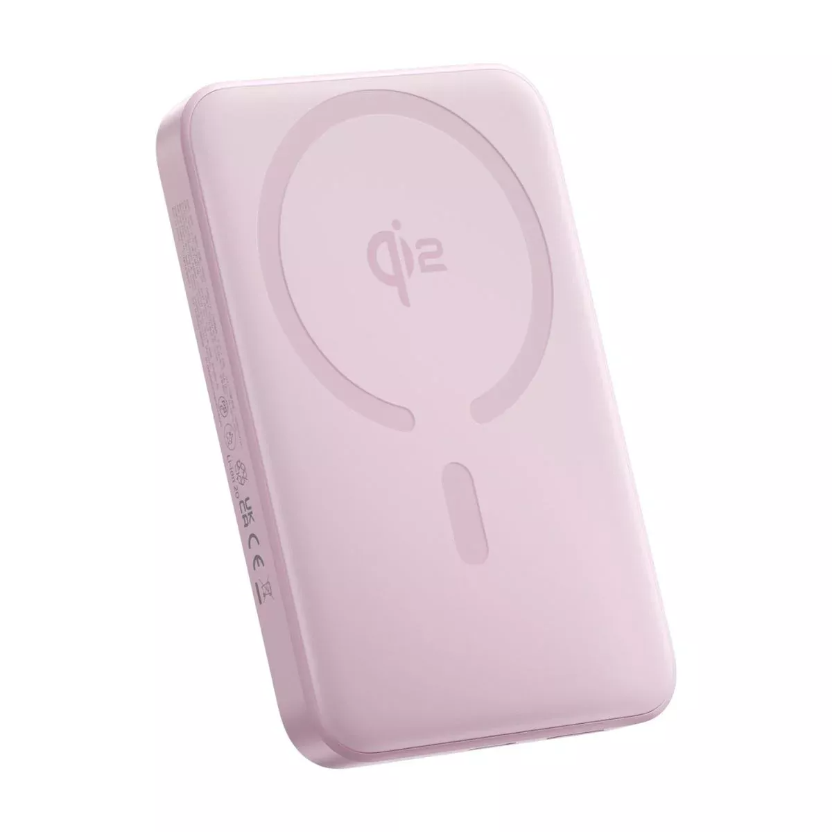Външна батерия Wireless Baseus Enerfill FM12, 10000mAh, 22.5W, PD + FQI, 1 x QI - 1 x USB-C, Розова E0028502