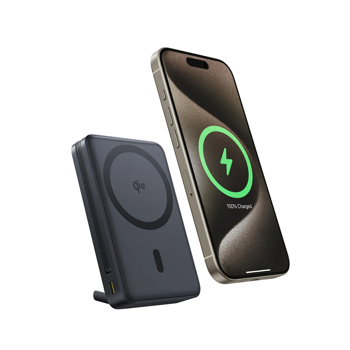 Външна безжична батерия Baseus Nomos, 10000mAh, 45W, PD + FQI, 1 x QI - 2 x USB-C, Черна P10078800123-00