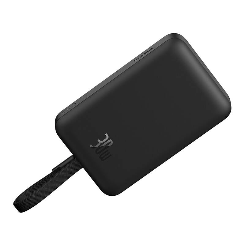 Външна батерия Wireless Baseus Magnetic Mini, 10000mAh, 30W, PD + FQI, 1 x QI - 2 x USB-C, Черна P1002210B113-00
