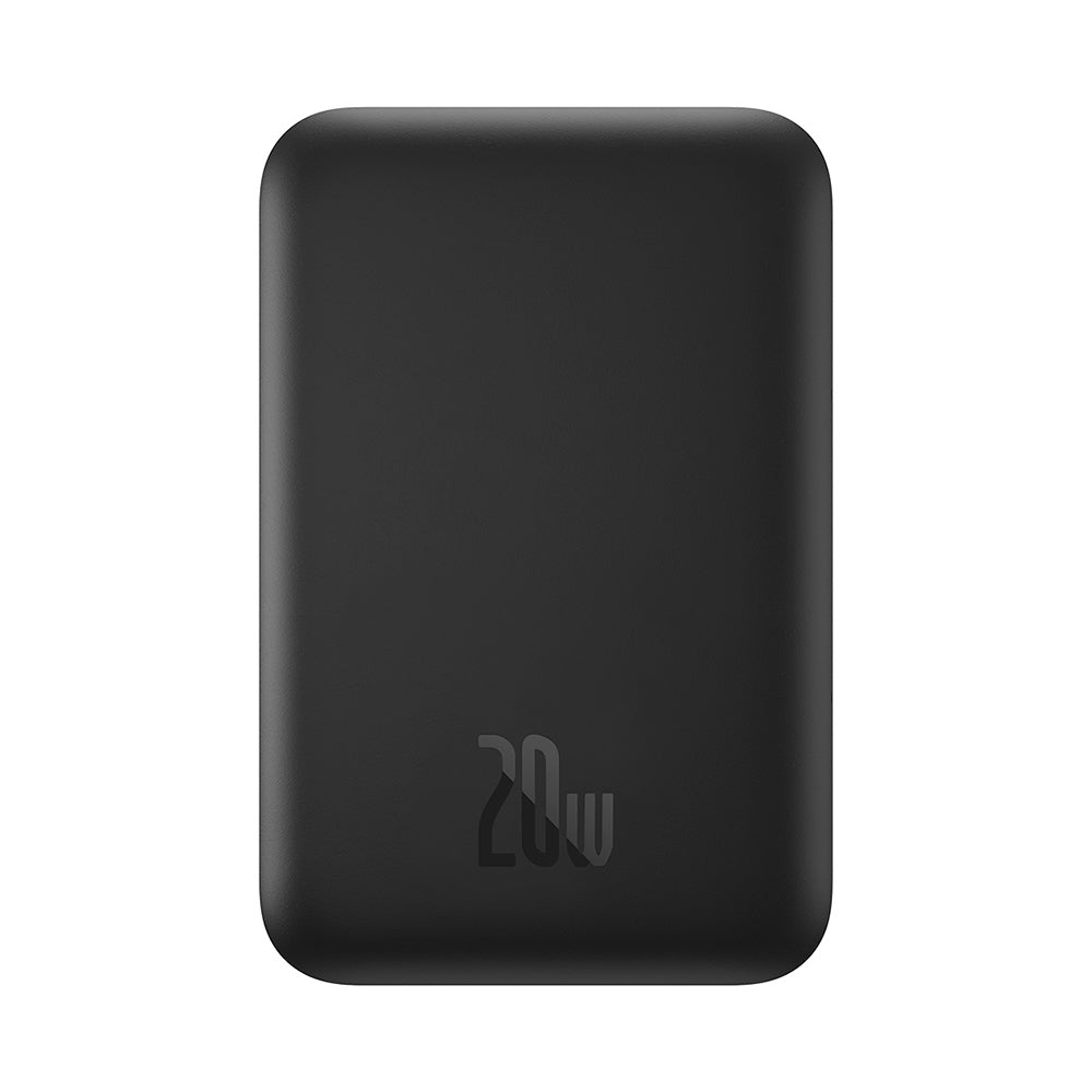 Външна батерия Wireless Baseus Mini Air, 6000mAh, 20W, PD + FQI, 1 x QI - 1 x USB-C, Черна P10059002113-00