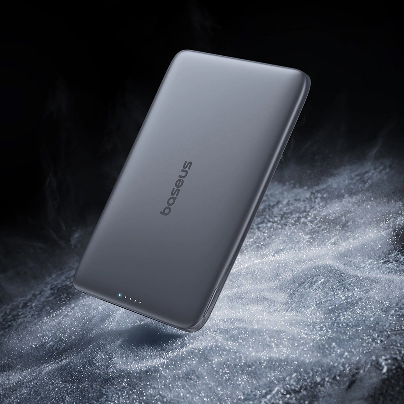 Външна батерия Wireless Baseus PicoGo AM41, 5000mAh, 20W, PD + FQI, 1 x QI - 1 x USB-C, Сива P1007680C813-00