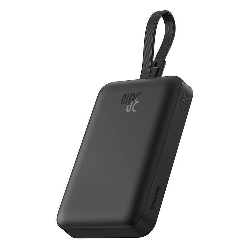 Външна батерия Wireless Baseus Magnetic Mini, 10000mAh, 30W, PD + FQI, 1 x QI - 2 x USB-C, Черна P1002210B113-00