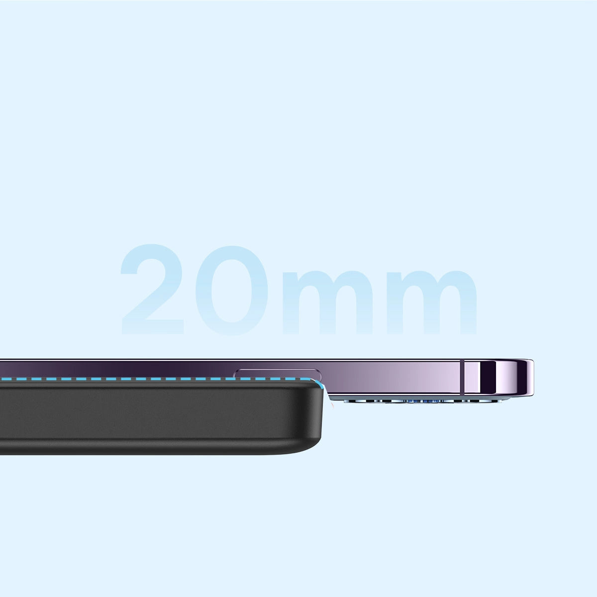Външна Батерия Wireless Baseus Magnetic Mini, 10000mAh, 20W, PD + FQI, 1 x QI - 1 x USB-C, Черна PPCX070001