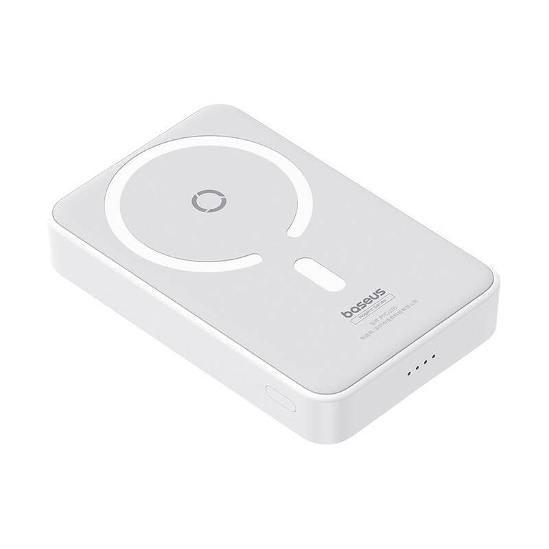 Външна батерия Wireless Baseus MagPro PPCXZ05, 5000mAh, 20W, PD + FQI, 1 x QI - 1 x USB-C, Бяла P10064101223-00