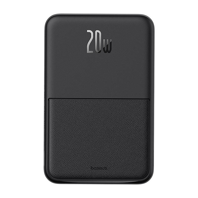 Външна батерия Wireless Baseus MagPro PPCXZ05, 5000mAh, 20W, PD + FQI, 1 x QI - 1 x USB-C, Черна P10064101123-00