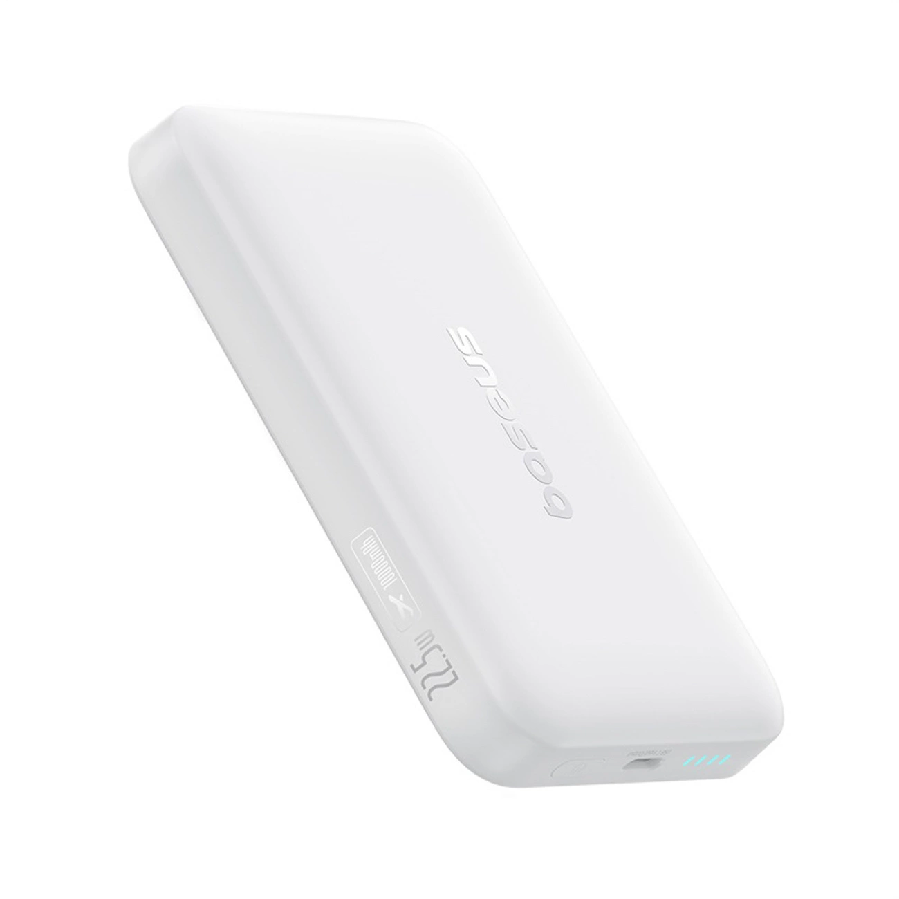 Външна батерия Wireless Baseus EnerFill FM11 Ultra-Mini, 10000mAh, 22.5W, PD + FQI, 1 x QI - 1 x USB-C, Бяла P1008210E213-00