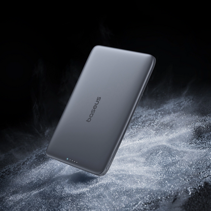 Външна батерия Wireless Baseus PicoGo AM41, 5000mAh, 20W, PD + FQI, 1 x QI - 1 x USB-C, Черна