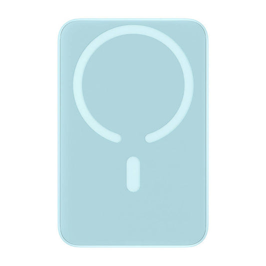 Външна батерия Wireless Baseus Magnetic Mini, 10000mAh, 20W, PD + FQI, 1 x QI - 1 x USB-C, Синя PPCX110103