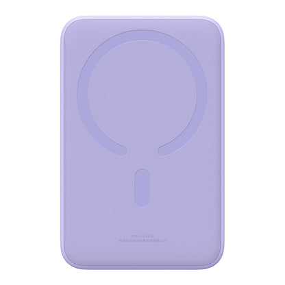 Външна батерия Wireless Baseus Magnetic Mini, 20000mAh, 20W, PD + FQI, 1 x QI - 1 x USB-C, Лилав PPCX150005