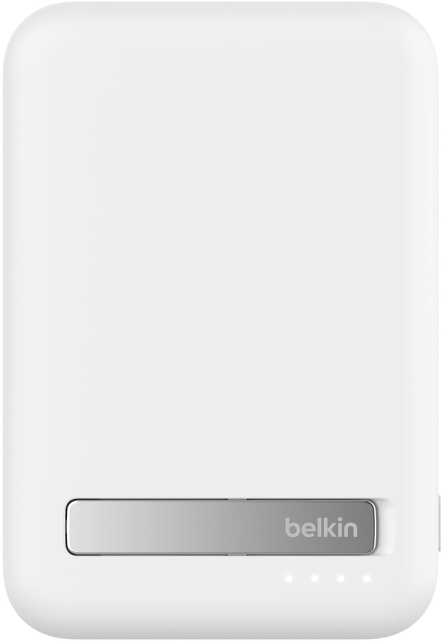 Безжична външна батерия Belkin BoostCharge Pro с поставка, 10000mAh, 15W, FQI, 1 x QI - 1 x USB-C, бяла BPD008btWH