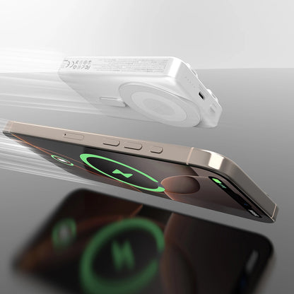 Външна батерия Wireless Dudao K29, 10000mAh, 20W, PD + FQI, 1 x Lightning - 1 x QI - 1 x USB-C, Сив