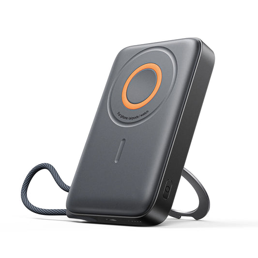 Външна батерия Wireless Joyroom JR-PBM02, 10000mAh, 22.5W, PD + FQI, 1 x QI - 2 x USB-C, Черна