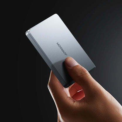 Joyroom JR-PBM08 Pro Wireless External Battery, 10000mAh, 22.5W, PD + FQI, 1 x QI - 2 x USB-C, Gray
